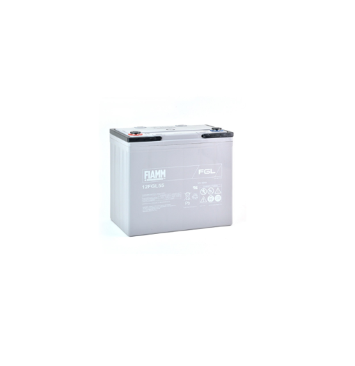 Batteria Stazionaria 55Ah 12V Fiamm Agm 12fgl55 x uso Fotovoltaico