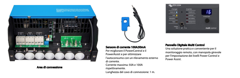 Schermata 2020 08 04 alle 08.21.57 Inverter 24V 3000VA 2400W con Caricabatterie 70A Multiplus II 24/3000/70-32 Victron Energy PMP242305010 Ryan Energia