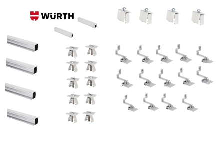 Schermata 2020 08 10 alle 17.00.29 Kit Montaggio Completo Tetto Inclinato 6 Moduli WURTH staffe regolabili Ryan Energia