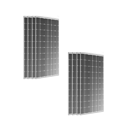 Kit 3,1Kwp Pannelli Torri Solare 390Wp Monocristallino 72 celle TRS 390 M Full black Silvered 30 Anni di Garanzia