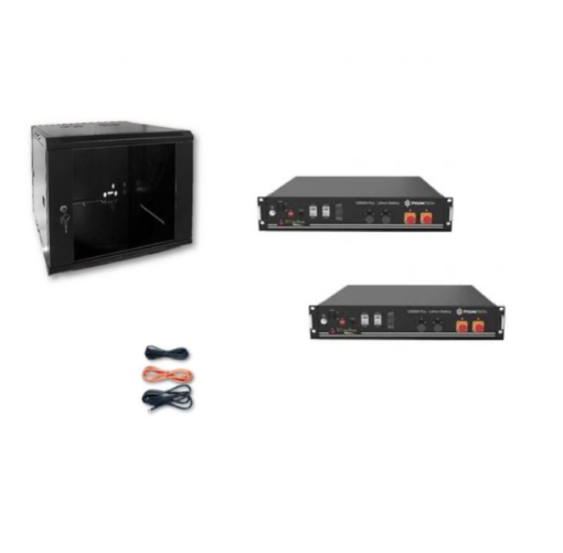 Kit Armadio + Batterie Pylontech US2000B plus batteria litio 48V 4,8Kwh + cavi