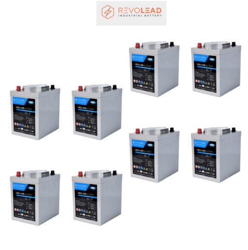 Banco Batteria gel 220Ah 48V REVOLEAD LDCG6-220 x uso Fotovoltaico ciclica deep cycle