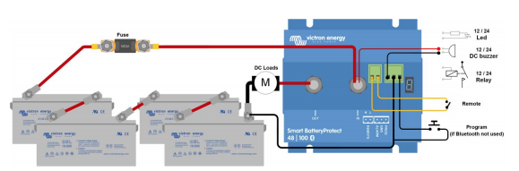 Schermata 2020 10 02 alle 17.43.09 Dispositivo x proteggere batterie 48V Smart SBP-100 BatteryProtect 100A Victron Energy Bluetooth BPR110048000 Ryan Energia
