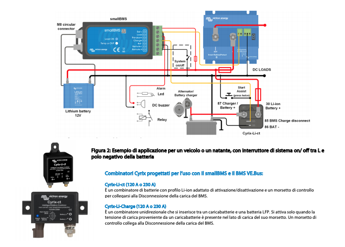 Schermata 2020 10 05 alle 08.08.03 Mini Battery Management System x batteria Litio x sistemi da 12V-24V-48V Victron Energy BMS400100000 Ryan Energia