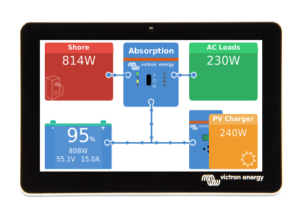 Schermata 2020 10 20 alle 10.11.46 Monitoraggio GX Touch 50 Victron Energy display touch screen da cinque pollici x Cerbo GX BPP900455050 Ryan Energia