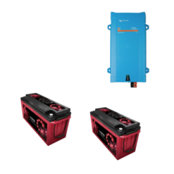 Kit Inverter Victron energy 12V 1200VA caricabatterie PMP122120000 Batteria Zenith 320Ah