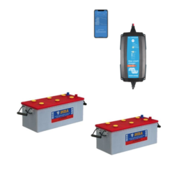 Kit Caricabatterie Victron energy Blue Smart IP65 24V 13A IP65 BPC241331064 Batteria Nba 400Ah