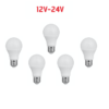 Lampadina 12-24V 5pz Classica LED 9-30V 10W 890lm 3000K E27 angolo 180°