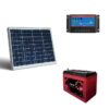 Kit Regolatore di carica BlueSolar 5A PWM-Light 12/24V Victron Energy SCC010005000 + pannello 50Wp + batteria 100A