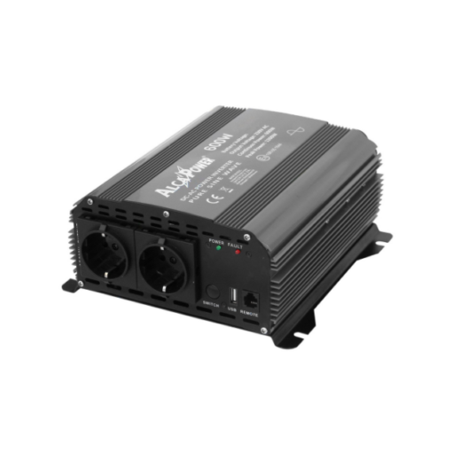 Inverter Alcapower onda pura Potenza 600W (picco 1200W) Input 12V DC Out 230V AC