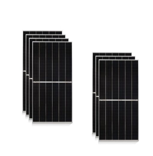 Kit 3Kwp Pannello Solare Jinko tiger pro 440Wp Monocristallino JKM440M-6tl4 half cell top di gamma