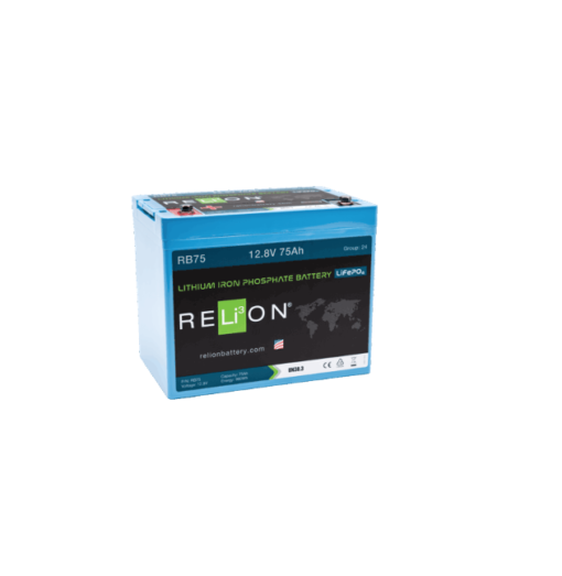 Batteria 75Ah 12V Relion RB75 12V LiFePO4 alte prestazioni x fotovoltaico top di gamma