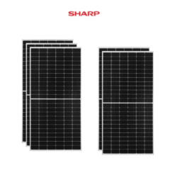 KIT 1650W PANNELLO SOLARE SHARP 330W 24V HALF CELL FOTOVOLTAICO MONOCRISTALLINO