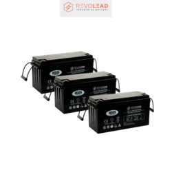 Banco Batteria AGM 450Ah 12V REVOLEAD 12Volt LDC12-150 x uso Fotovoltaico deep cycle iva 10%