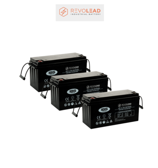 Banco Batteria AGM 450Ah 12V REVOLEAD 12Volt LDC12-150 x uso Fotovoltaico deep cycle iva 10%