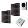 Kit 5Kwp Pannello Solare Hyundai 410Wp Monocristallino mezza cella cell top di gamma + BATTERIE LITIO + Inverter 5600Wh