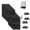 Kit 8,3Kwp Pannello Solare Canadian 415Wp Monocristallino Inverter 14,2Kwh con regolatore + Pylontech Batteria litio 7Kwh