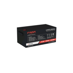 Batteria X accumulo solare 200Ah 12V Litio Ferro Fosfato (LiFe-Po4) Faam 2000 con scarica DOD 80% BMS