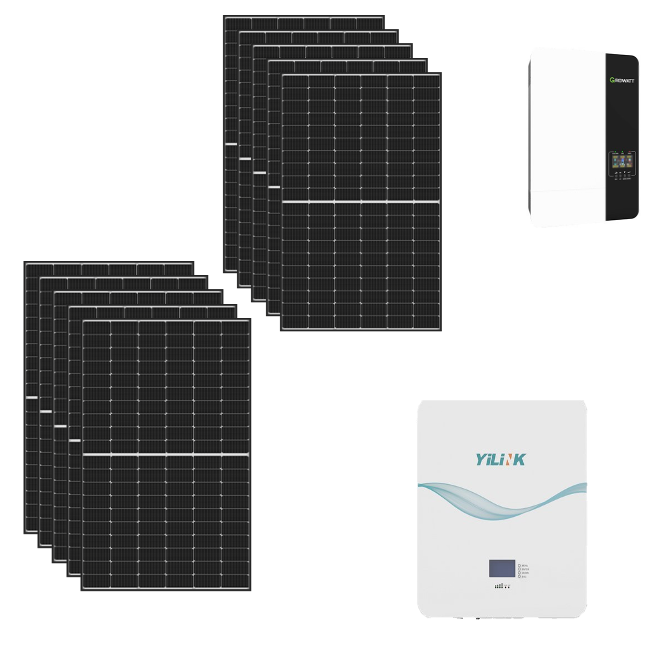 Schermata 2022 08 24 alle 15.56.28 Kit 4Kwp Pannello Solare Phono solar 460Wp Monocristallino Inverter Growatt 5Kwh con regolatore + Batteria litio 7,2Kwh Ryan Energia