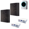 Kit Autoconsumo 5,2Kwp Pannello Solare Hyundai 435Wp Monocristallino Inverter 5,6Kwh con regolatore + Batteria litio 4,8Kwh