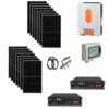 Kit Off grid autoconsumo 6Kwp Completo Sraffe Pannello Solare Trina Solar 425Wp Monocristallino di gamma Inverter 6Kwh con regolatore + Batteria litio Pylontech us5000 10KWh