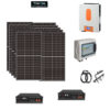 Kit Off grid autoconsumo 4,7Kwp Pannello Solare Jinko Tiger NEO 470Wp Monocristallino Inverter 6Kwh con regolatore + Batteria litio Pylontech 10Kwh + staffe tetto