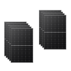 Kit 3Kwp Pannello Solare LONGI 430Wp Explorer (NUOVO MODELLO) Monocristallino LR5-54HPH HI-MO 6 BLACK FRAME top di gamma