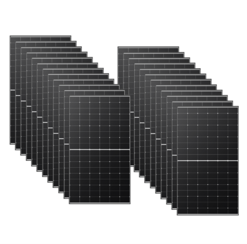 Kit 10Kwp Pannello Solare LONGI 430Wp Explorer (NUOVO MODELLO) Monocristallino LR5-54HPH HI-MO 6 BLACK FRAME top di gamma