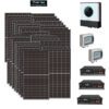 Kit Off grid autoconsumo 10Kwp Pannello Solare Jinko Tiger NEO 420Wp Monocristallino Inverter 6Kwh con regolatore + Batteria litio Pylontech us5000 15KWh