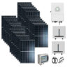 Kit OFF/ON GRID CEI021 TRIFASE Autoconsumo 12KWp Pannello Solare LONGI 430Wp Inverter 12Kwh DEYE con regolatore + Batteria litio 10Kwh