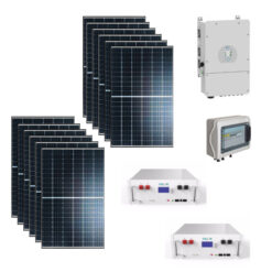 Kit 6KWp Off Grid Pannello Solare Canadian 430W Fotovoltaico Monocristallino amorfo HiHero Inverter Deye + batteria litio 10kwh3 12 13 alle 14.05.17