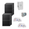 Kit 5KWp Off Grid Pannello Solare LONGI 430W Fotovoltaico Monocristallino amorfo HiHero Inverter Deye + batteria litio 10kwh