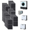 Kit 9,5KWp Off Grid Pannello Solare Canadian 430W Fotovoltaico Monocristallino amorfo HiHero Inverter 10KWh + batteria litio 10kwh